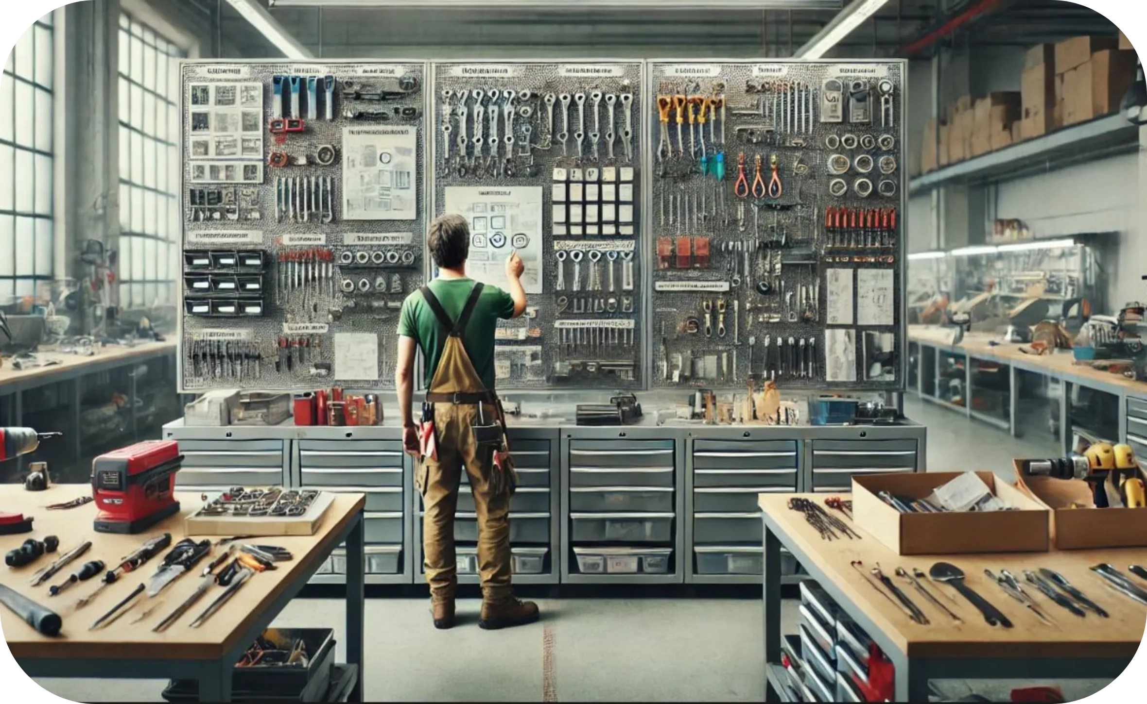 Visuelles Management in der Produktion – Beispiel 1